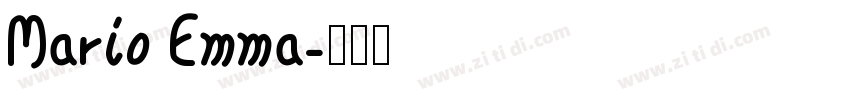Mario Emma字体转换